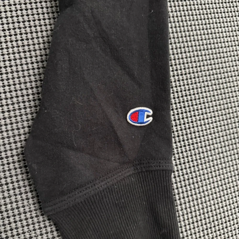 Champion Mens Powerblend Fleece Full Zip Hoodie Black Size Small‎